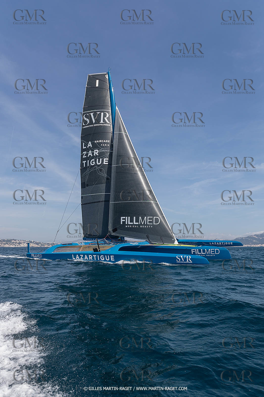 18 05 2022, Marseille (FRA), APremière navigation du trimaran Ultim SVR LAZARTIGUE à Marseille