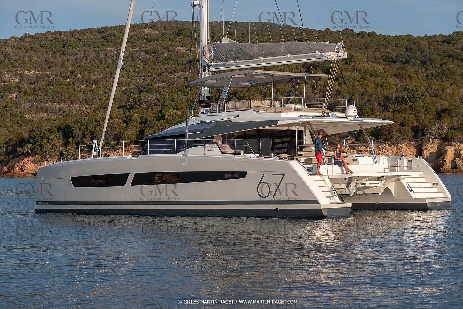 30 08 2018, Porto Vecchio (FRA, South Corsica) Chantier Fountaine-Pajot, Alegria 67