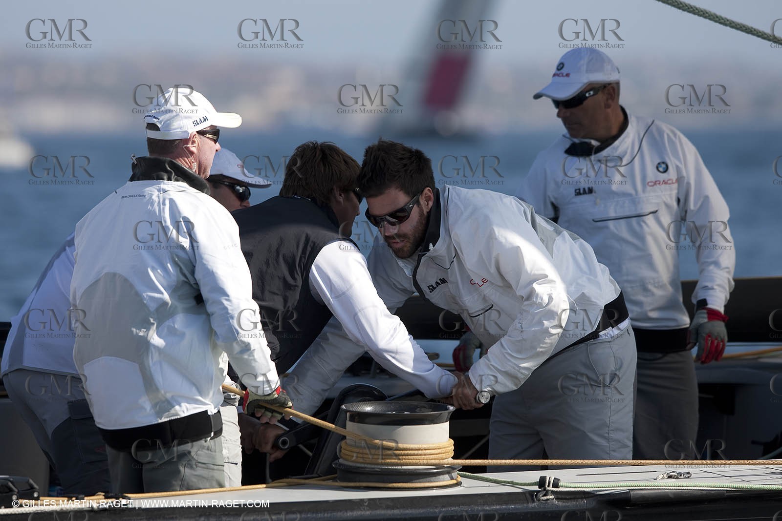 18 05 2010 - La Maddalena (ITA, Sardinia) Louis Vuitton Trophy - BMW ORACLE Racing - Training