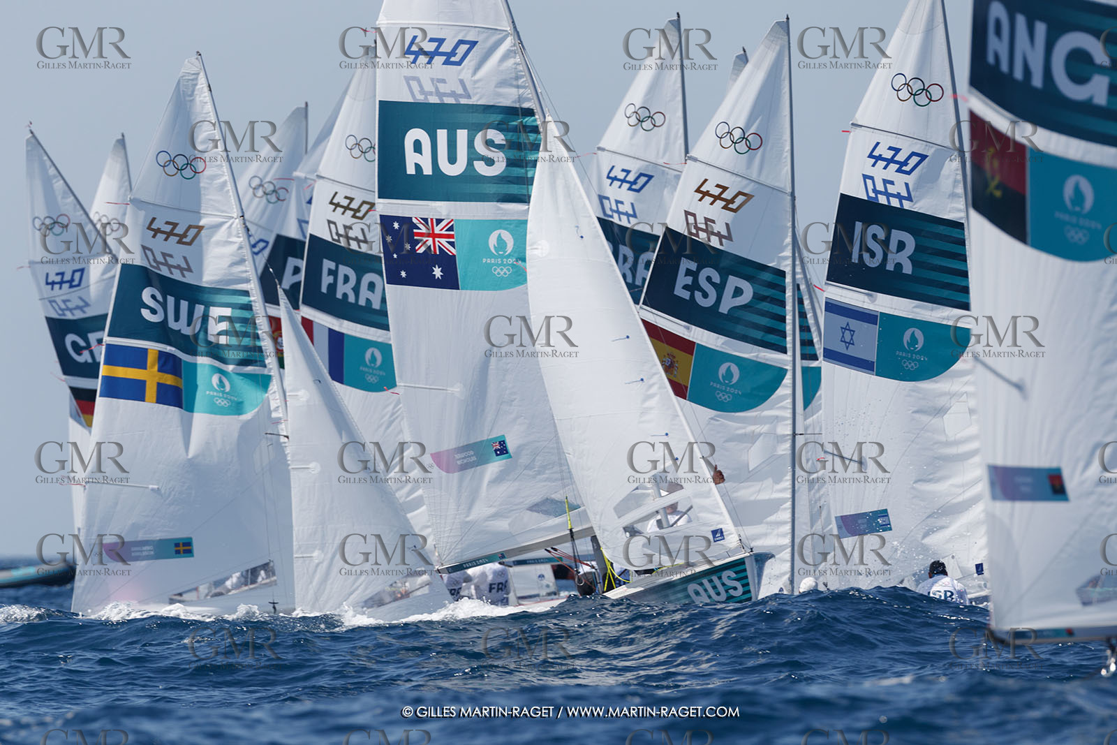 03 08 2024, Marseille (FRA), Paris 2024 Olympic Games, Sailing, Race Day 7