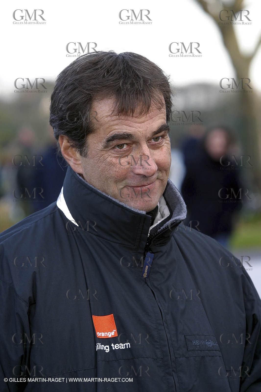 Vannes - Multiplast Boatyard - Orange II 1st go in the water - Bruno Peyron