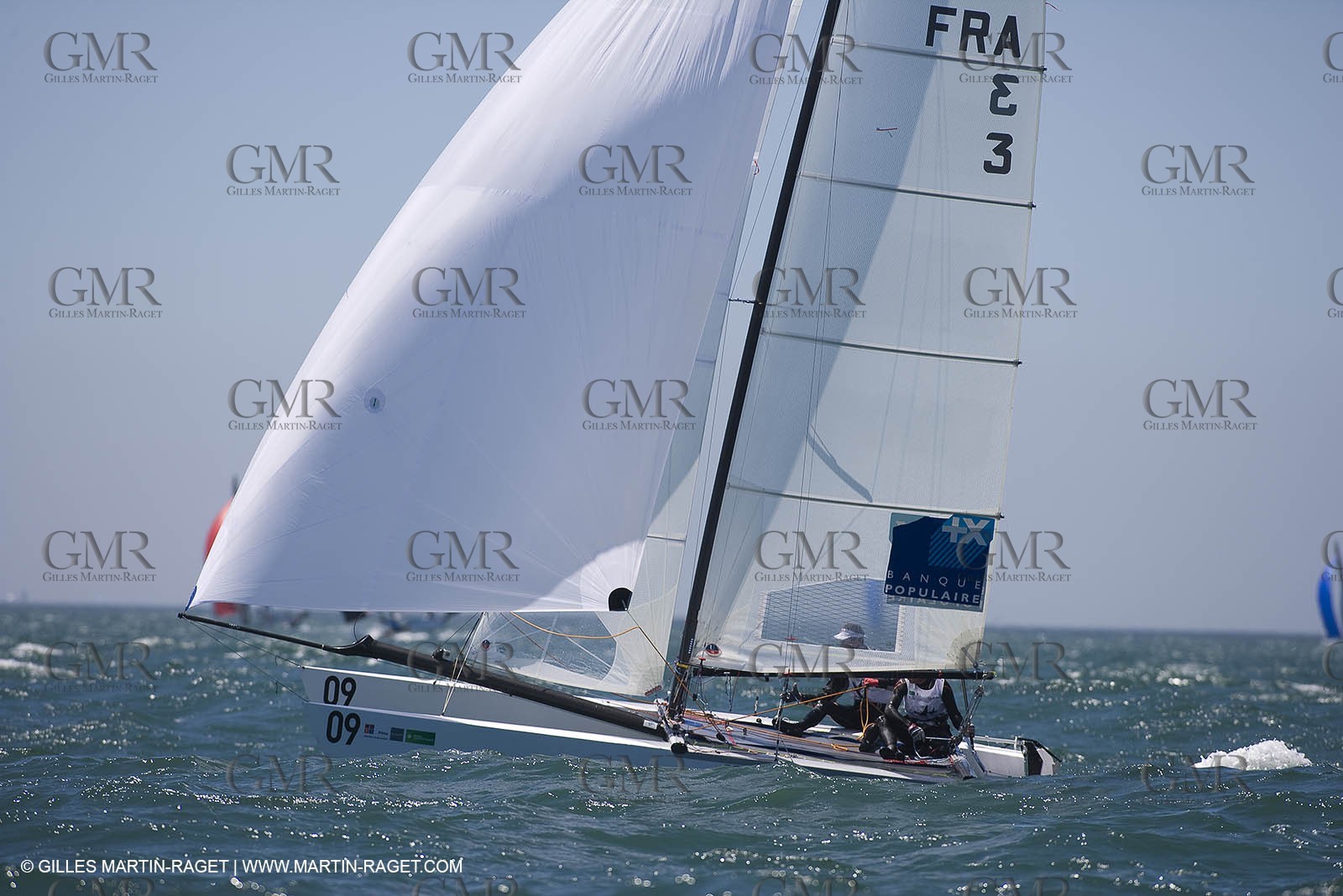 07-04-07 - ISAF SAILING WORLD CHAMPIONSHIPS - CASCAIS 2007 - DAY 1 - Tornado Class - FRANCE - Backes-Sevestre