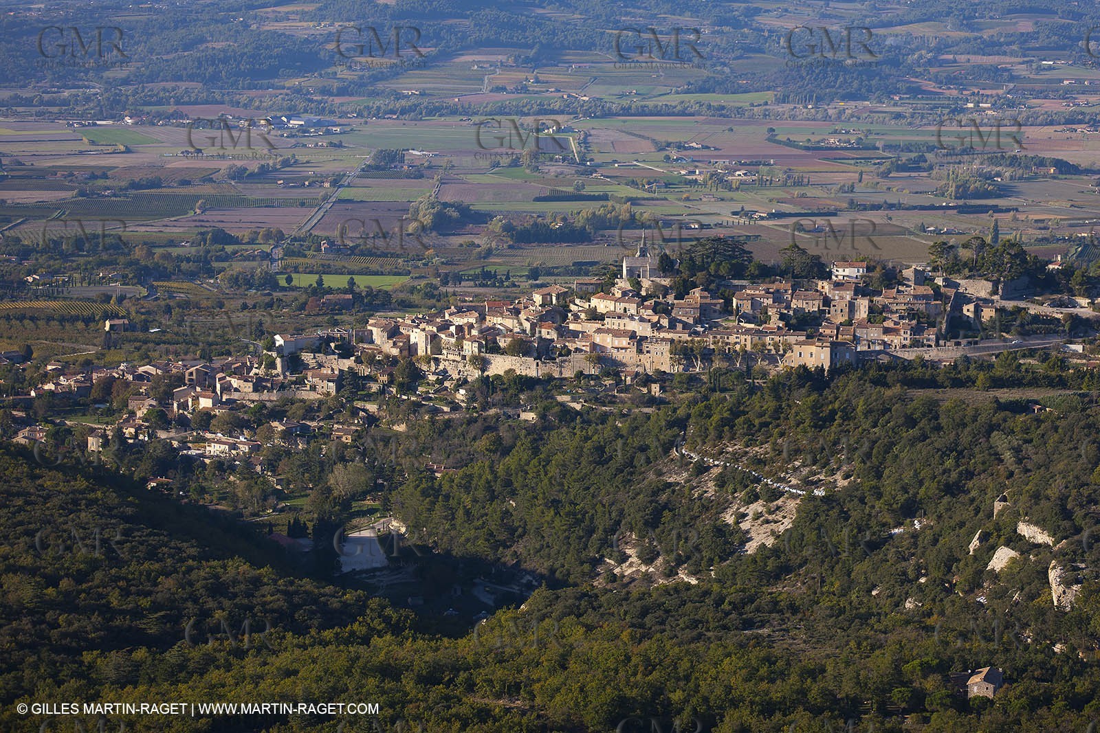 29 10 2012 - Bonnieux (FRA,84) - Luberon as seen from above