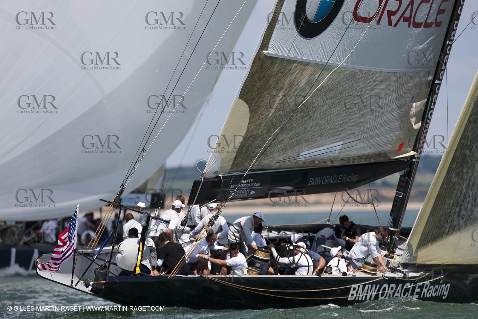 02 08 2010 - Cowes (UK, IOW) - The 1851 Cup -  BMW ORACLE Racing - Training Day.