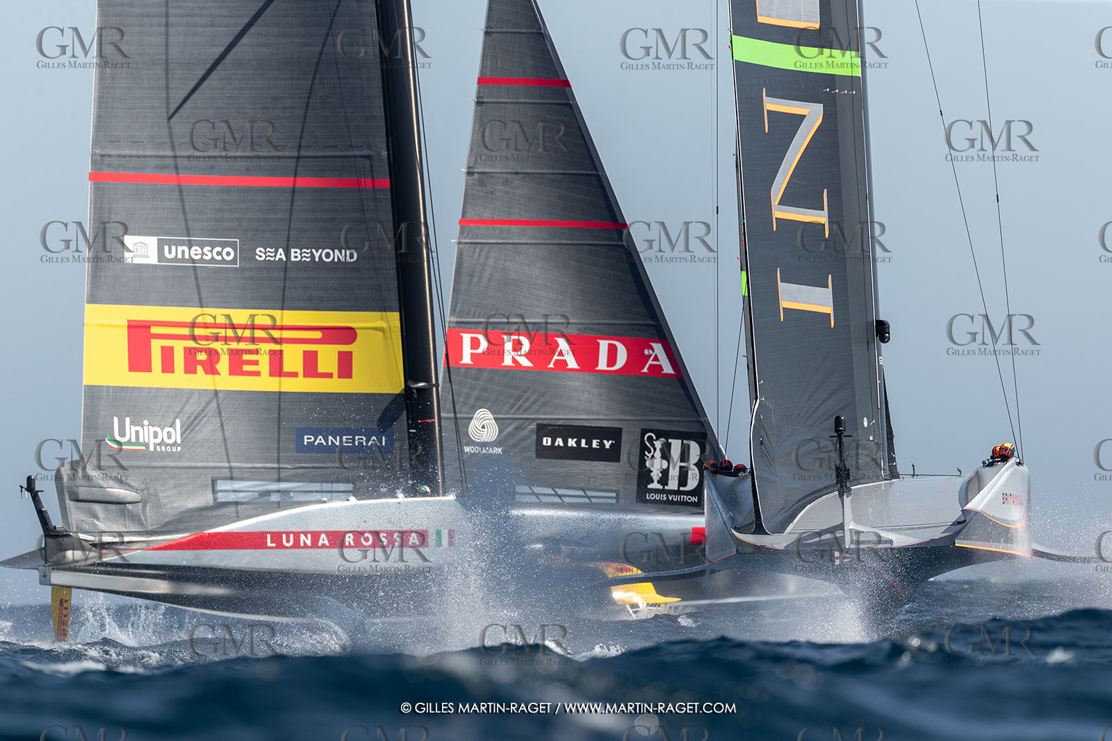 26 09 2024, Barcelona (ESP), 37th America's Cup, Louis Vuitton Cup Final, Race Day 1