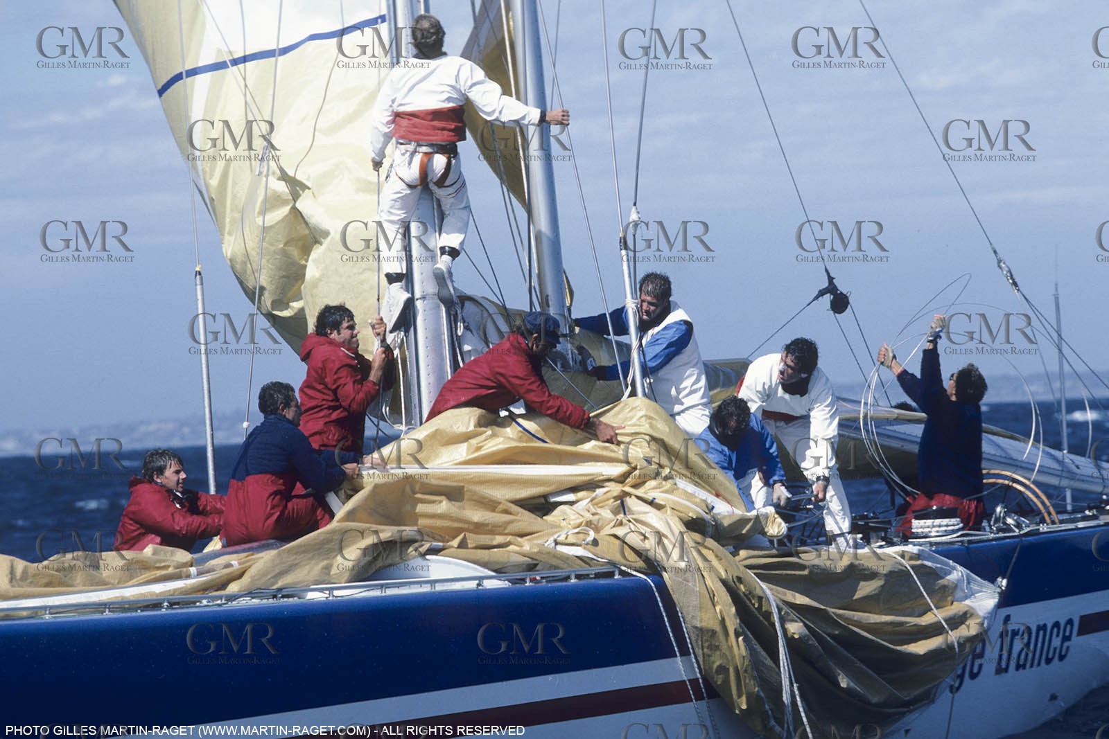 Sailing, Yacht Racing, 26th America's Cup Fremantle 1987, Challenge France