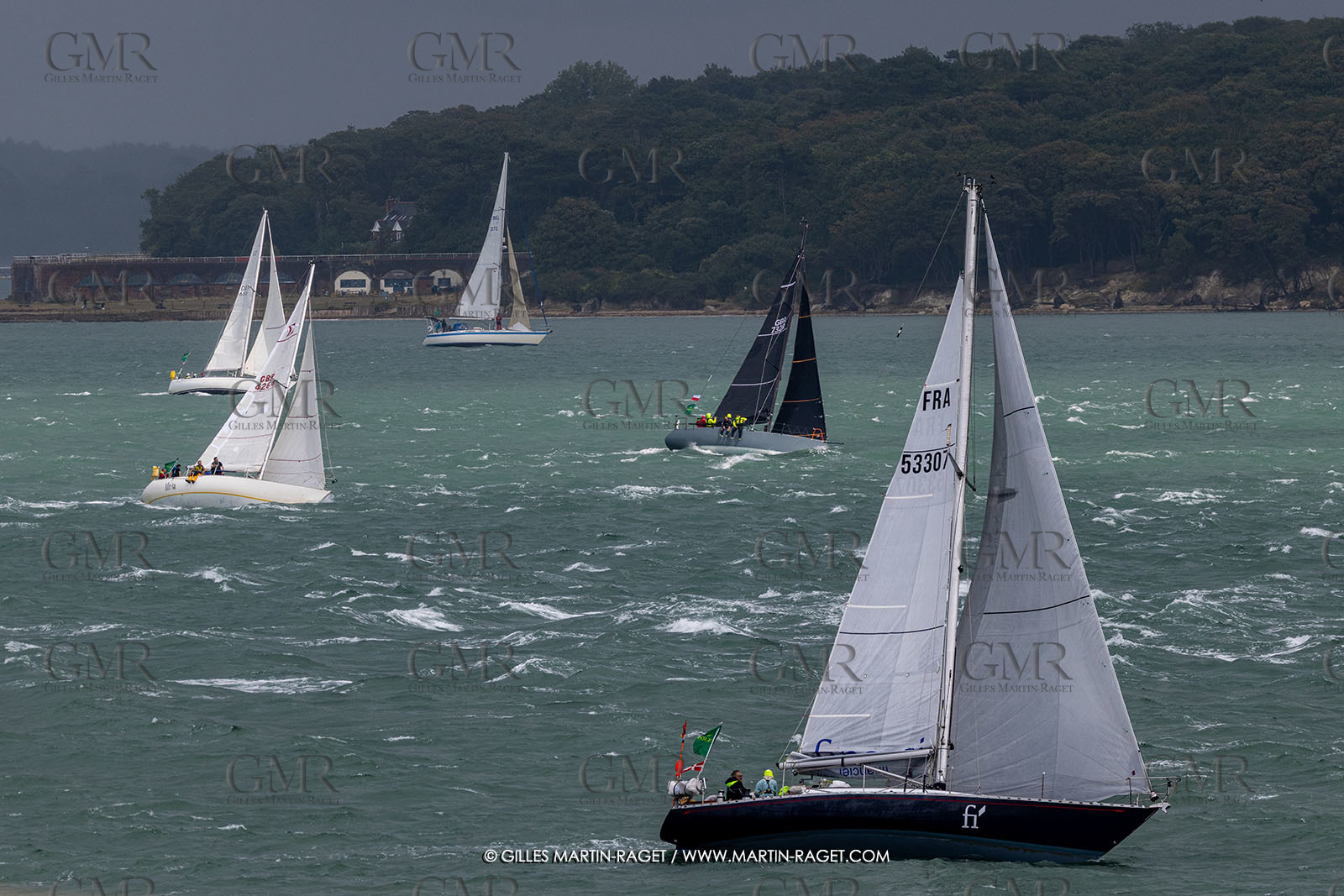 26 07 2025, Cowes (UK, IOW), Admiral's Cup 2025, Rolex Fastnet Race start,