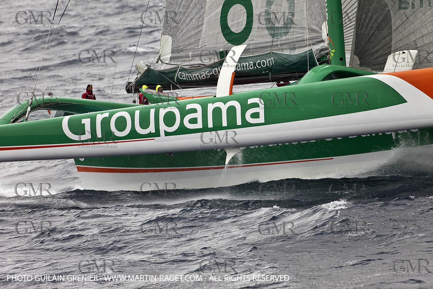 05 14 09 - Marseilles - Mediterranean Record - Groupama 3 - Franck Cammas - G Class - Start from Marseilles to Carthage (Tunisia)