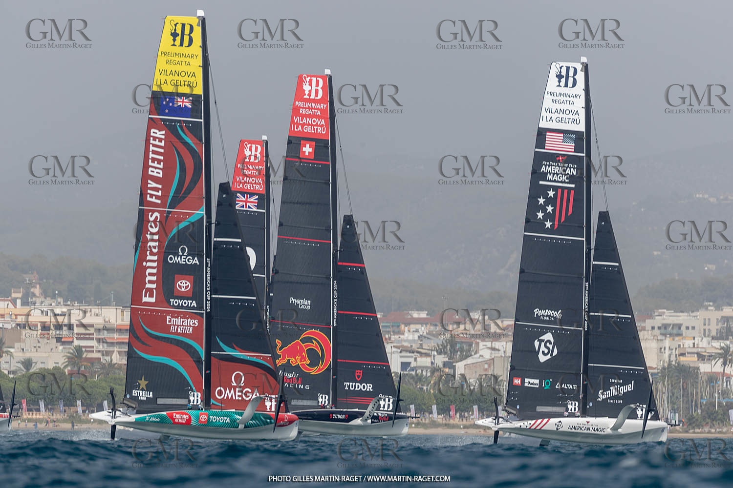 15 09 2023, Vilanova i La Geltru (ESP), 37th America's Cup, Preliminary Regatta N° 1, Race Day 3
