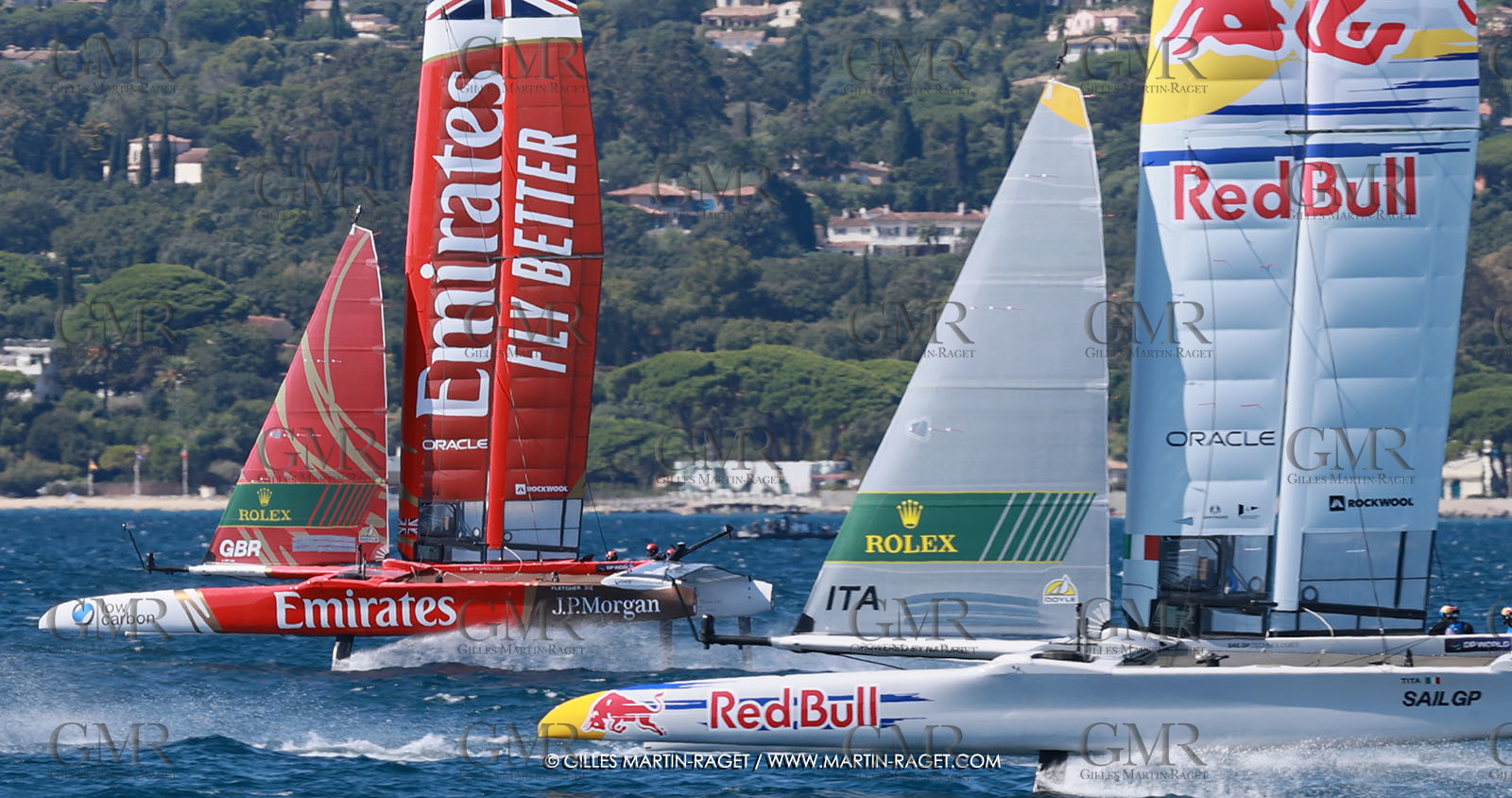 10 09 2025, Saint-Tropez,(FRA), Rockwool SailGP France Saint-Tropez, Race Day 1