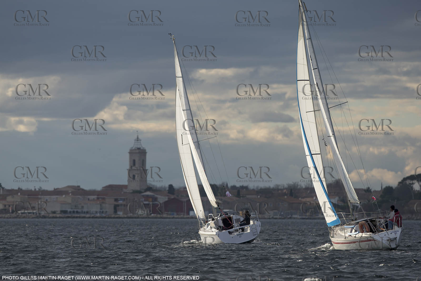 28 01 2016, Sète (FRA,34), Cruising on Thau Basin, Marseillan