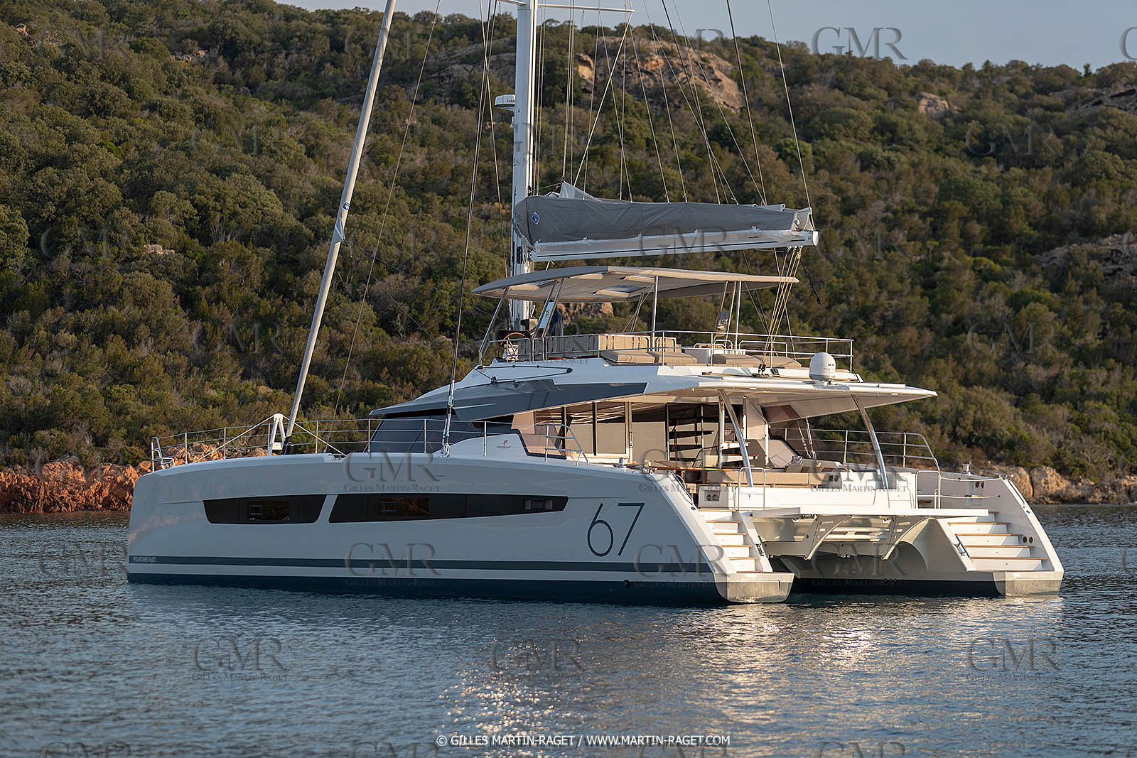 30 08 2018, Porto Vecchio (FRA, South Corsica) Chantier Fountaine-Pajot, Alegria 67