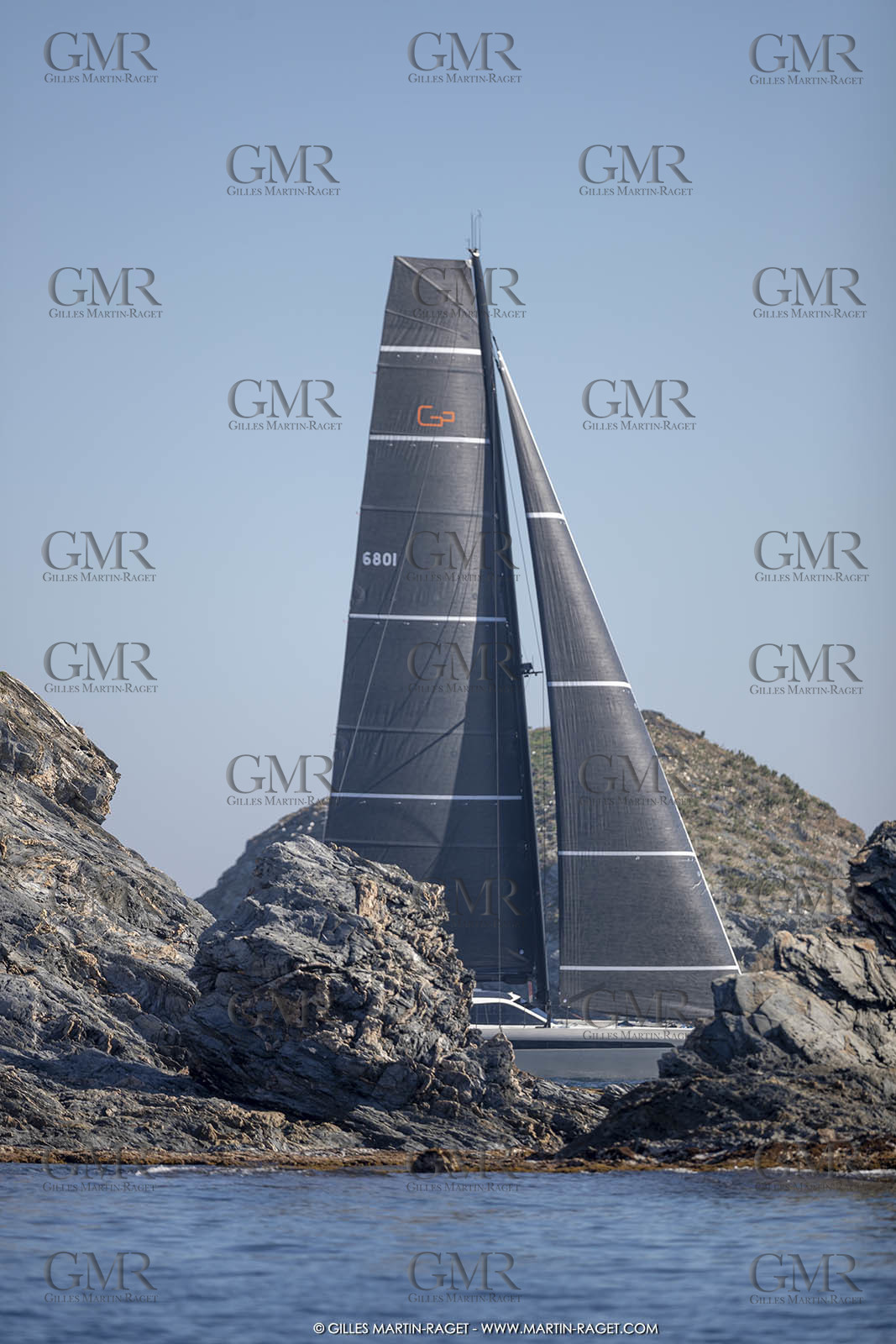 16 02 2019, Porquerolles (FRA,83), Gunboat 68 sail testing  3