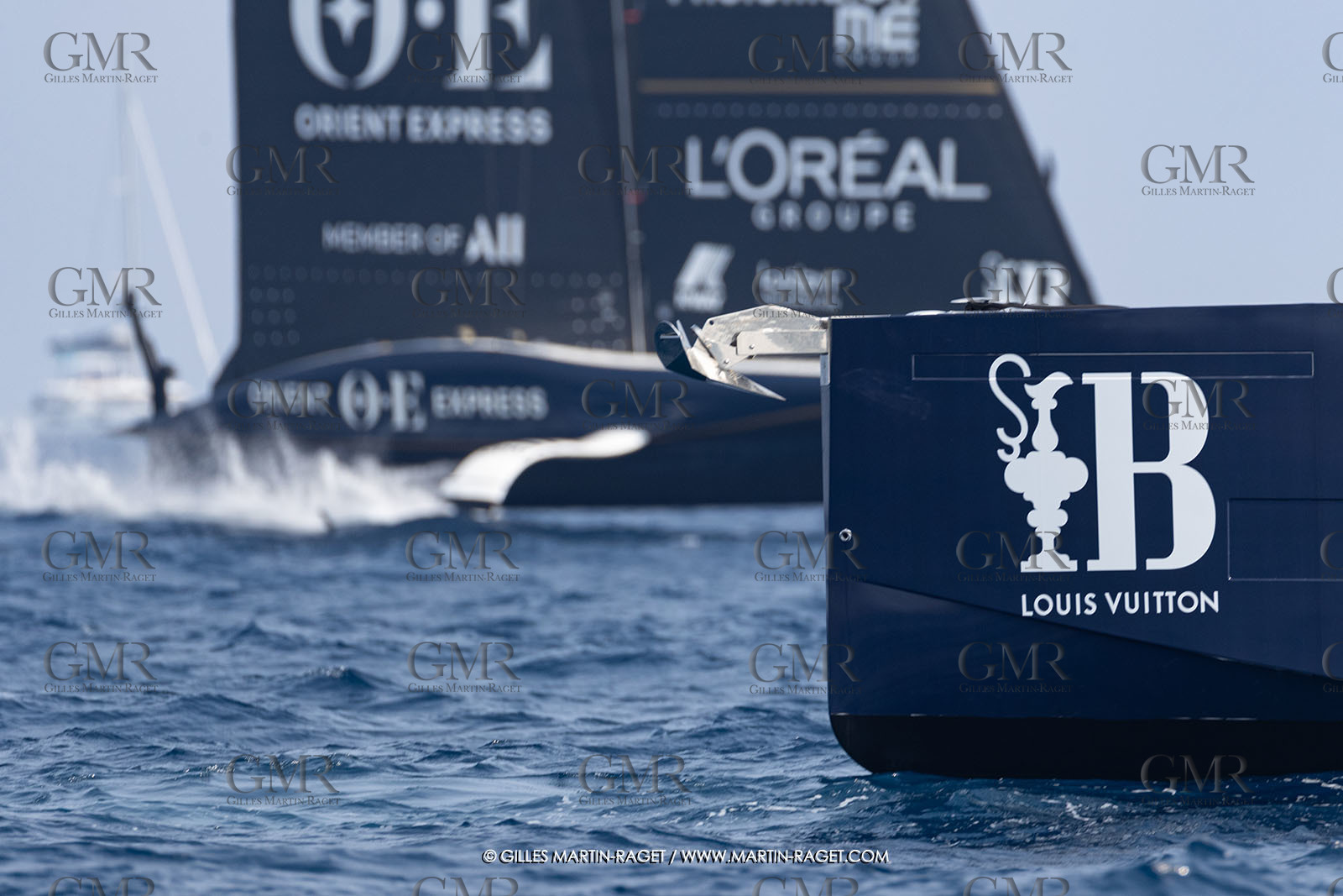 22 08 2024, Barcelona (ESP), Louis Vuitton 37th America's Cup, Louis Vuitton Preliminary Regatta, Race Day 1