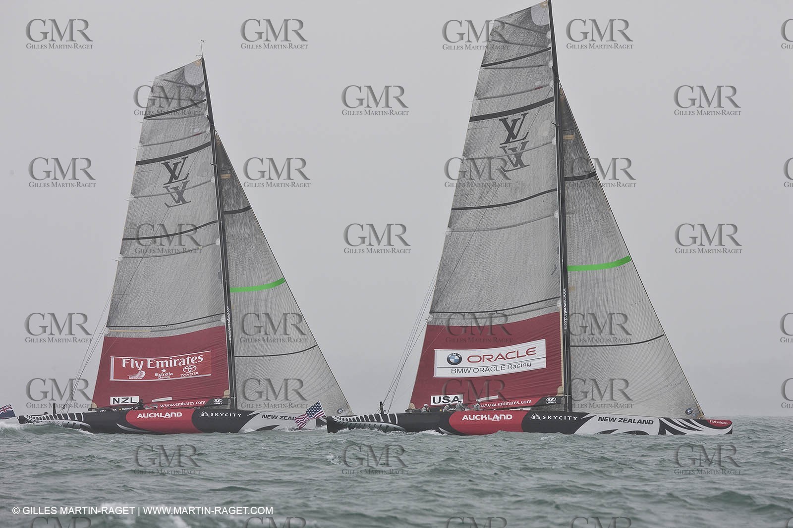 09 02 2009 - Auckland (NZL) -  Louis Vuitton Pacific Series -  Racing Day 9 - Round Robin 2