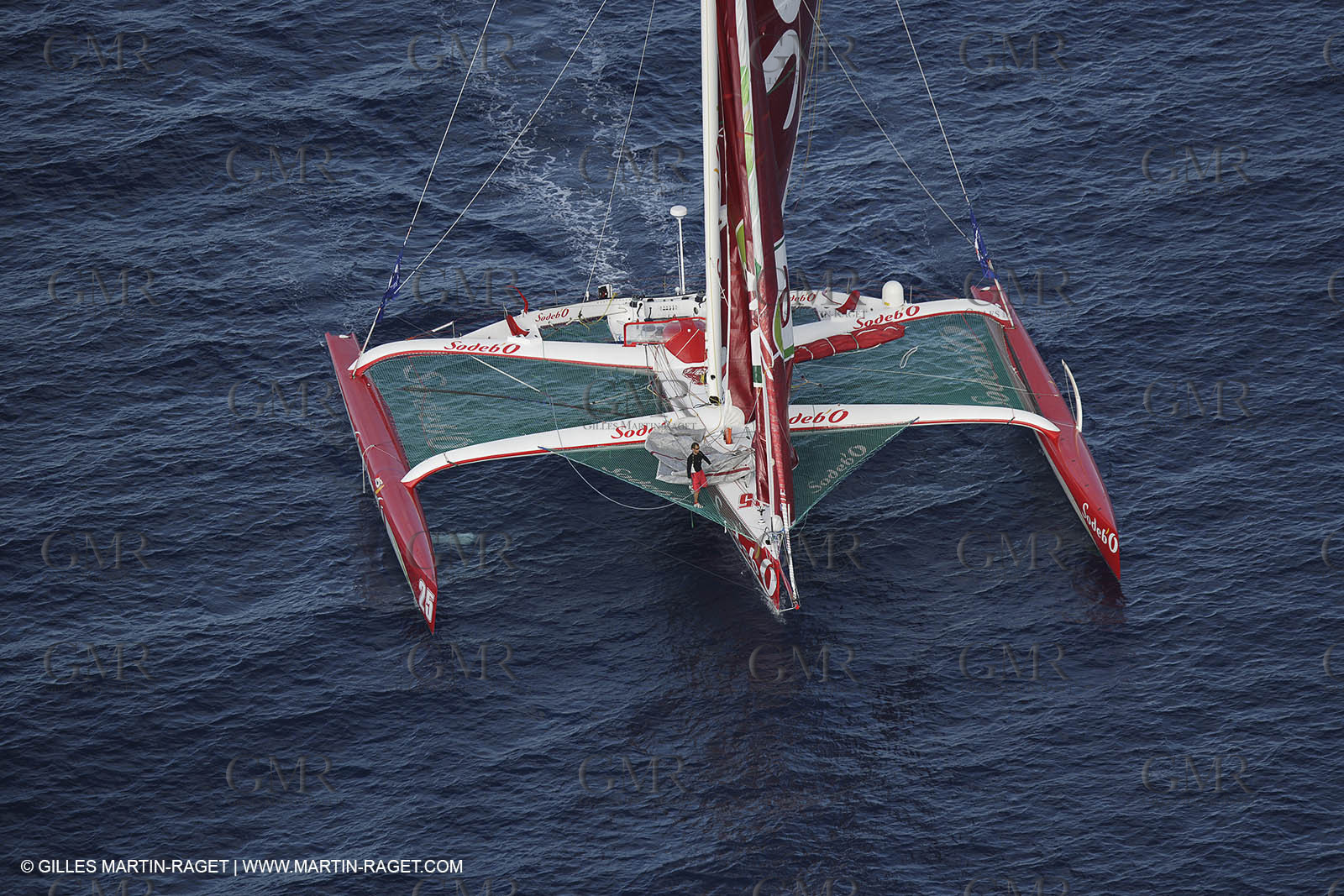 06 11 2006 - Pointe à Pitre Guadelupe (FRA) - Route du Rhum 2006 arrival - Thomas Coville (Sodebo)