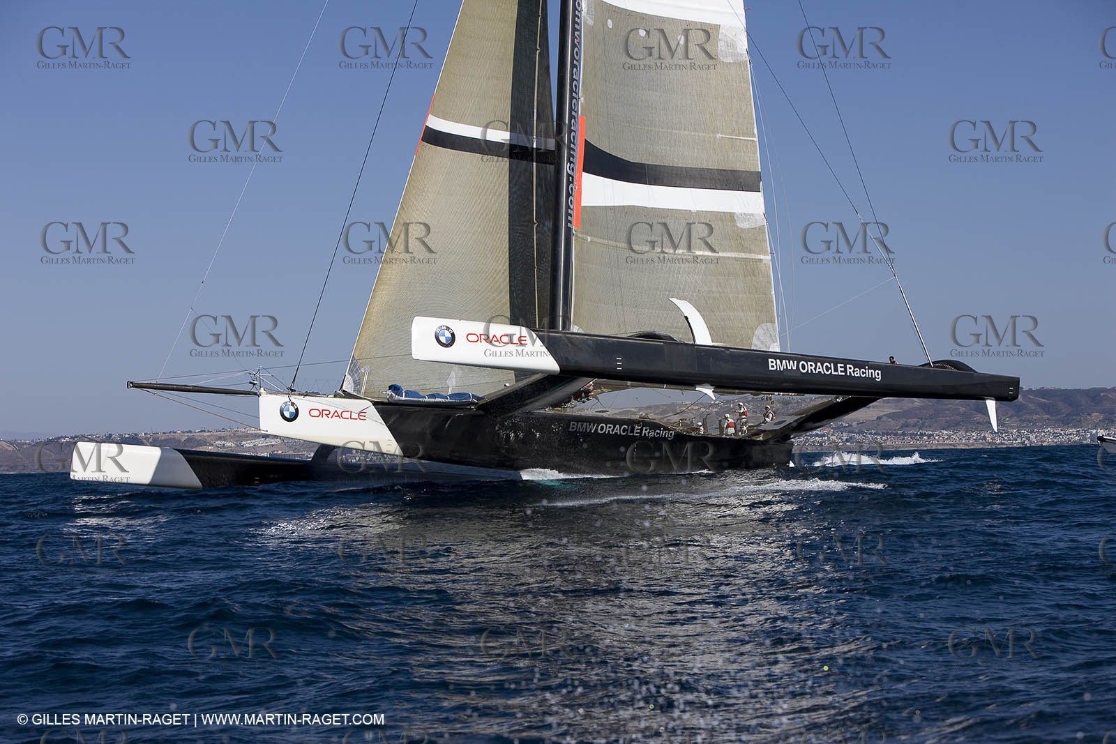 11 10 2008 - San Diego (CA, USA) - America's Cup - BMW ORACLE Racing - 90 ft trimaran sea trials - San Diego session - Sail 4