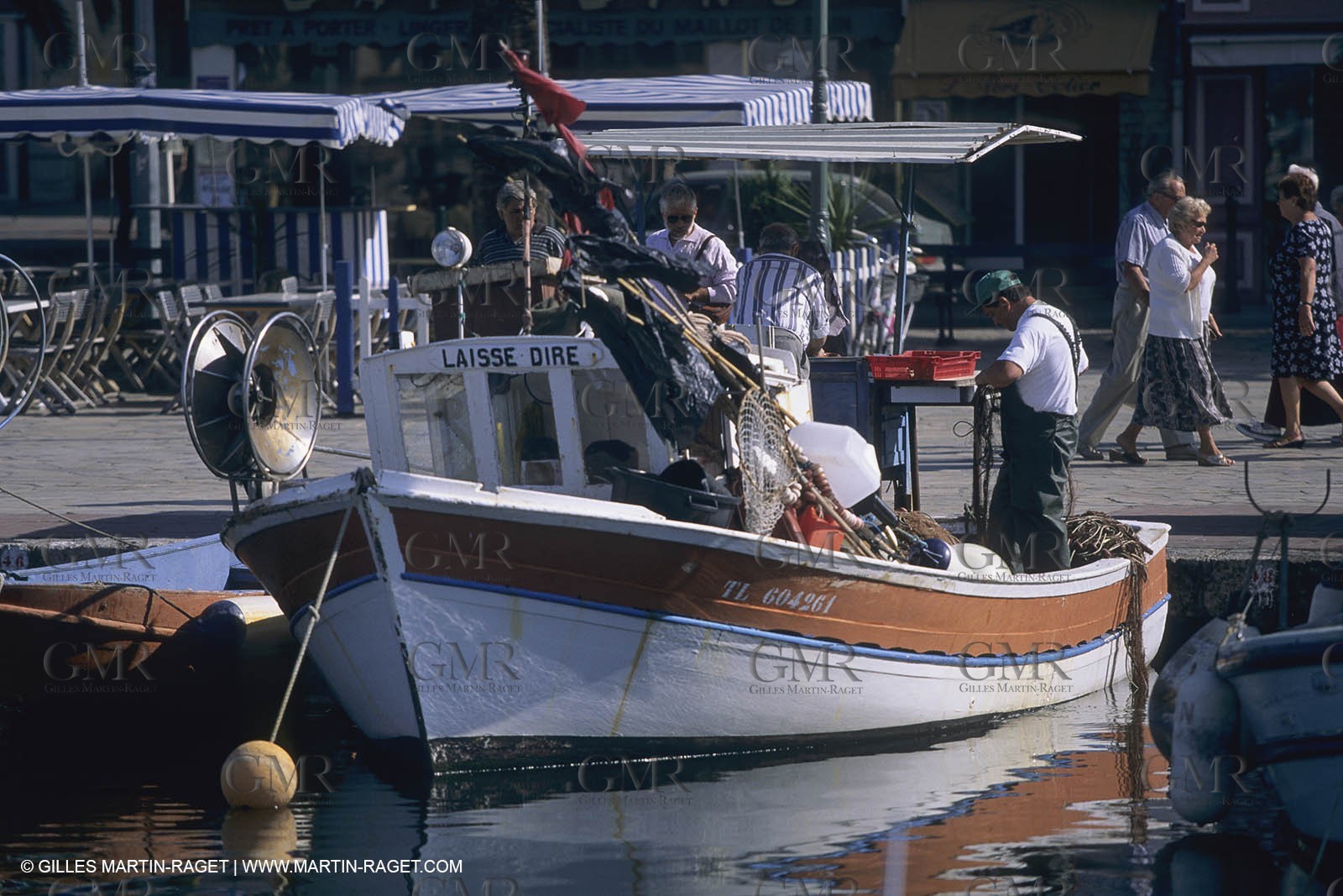 France, Provence, Pêche, barques, pointus, pêheurs, poissons