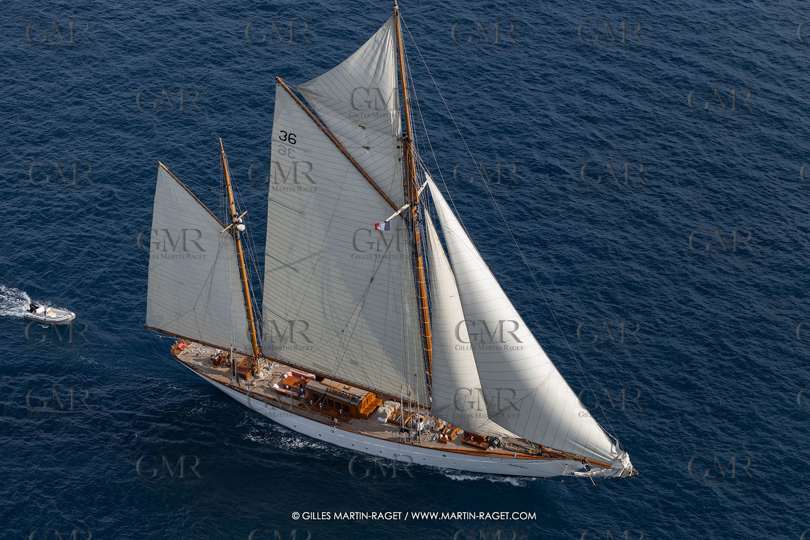 04 10 2025, Saint-Tropez (FRA), Les VoIles de Saint-Tropez 2025, Race Day 6