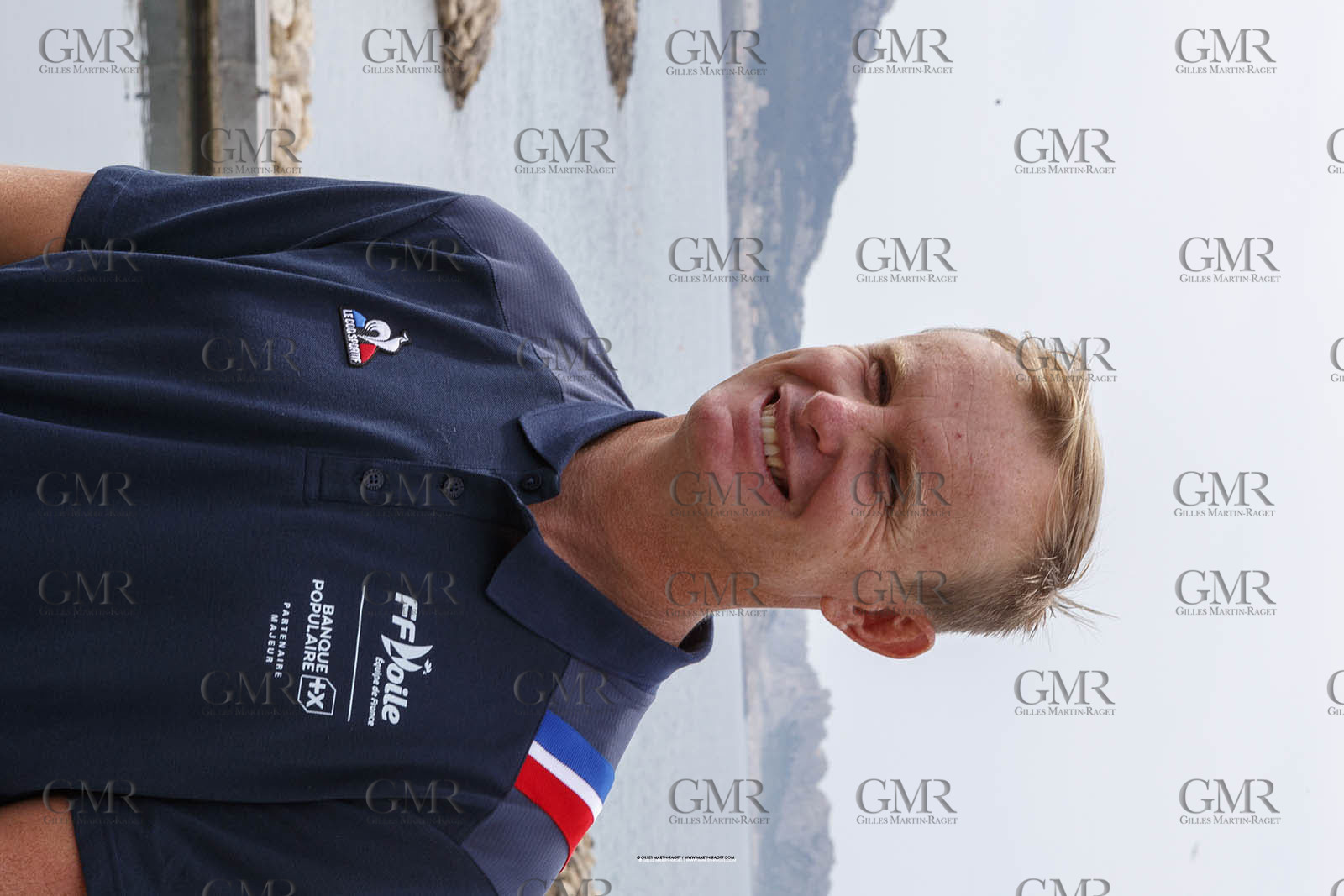 15 04 2024, Marseille (FRA), présentation des sélectionnés olympiques français en voile pour les Jeux Olympiques de Paris 2024. JB Bernaz