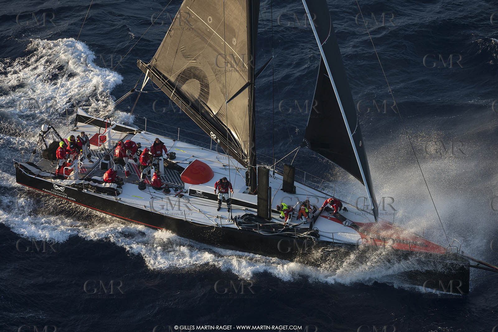 09 10 2017, Calvi (FRA,20), VOR 70 Babsy, Tentative de record autour de la Corse à la voile, skipper Franck Cammas