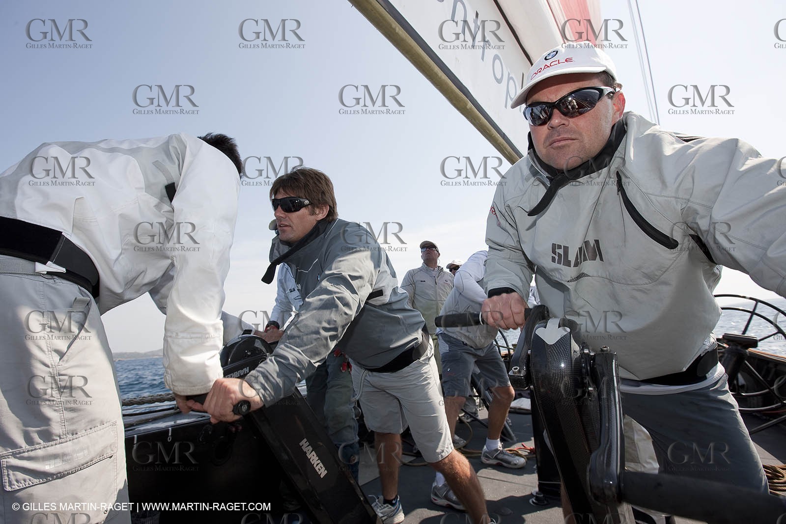 19 05 2010 - La Maddalena (ITA, Sardinia) Louis Vuitton Trophy - BMW ORACLE Racing - Training