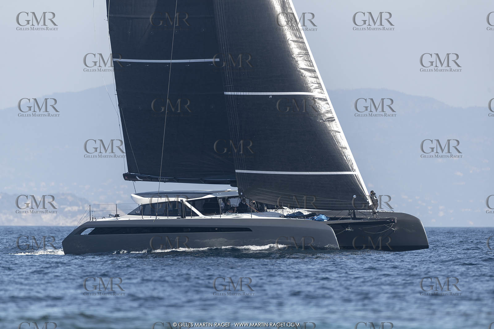 16 02 2019, Porquerolles (FRA,83), Gunboat 68 sail testing  3