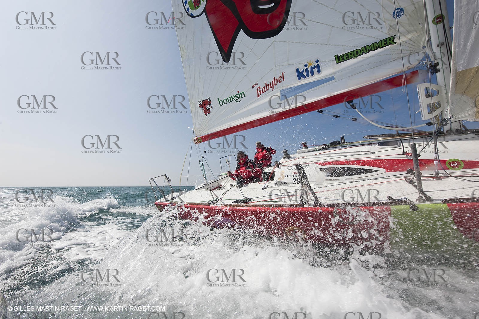 13 03 2010 -  La Grande Motte   Port Camargue (FRA) - Groupe Bel - Kito de Pavant   Sebastien Audigane training for Transat AG2R