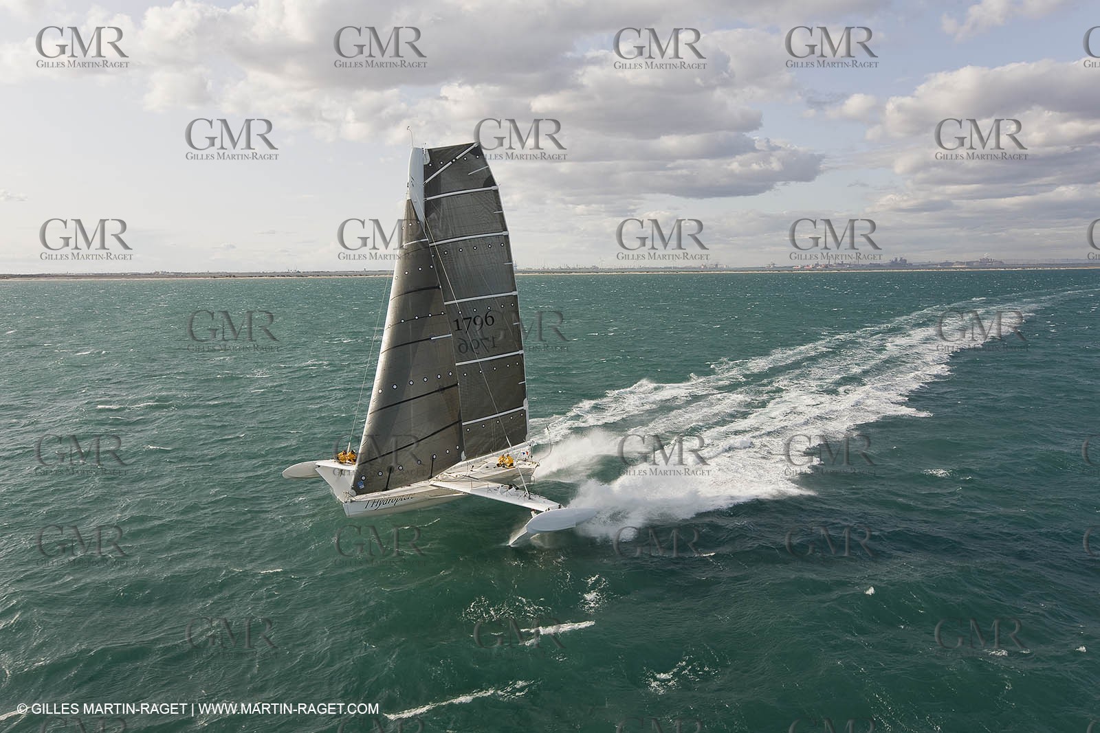 03 10 2008 - Fos   mer (FRA, 13) - L'Hydroptère - Tentative de record de vitesse