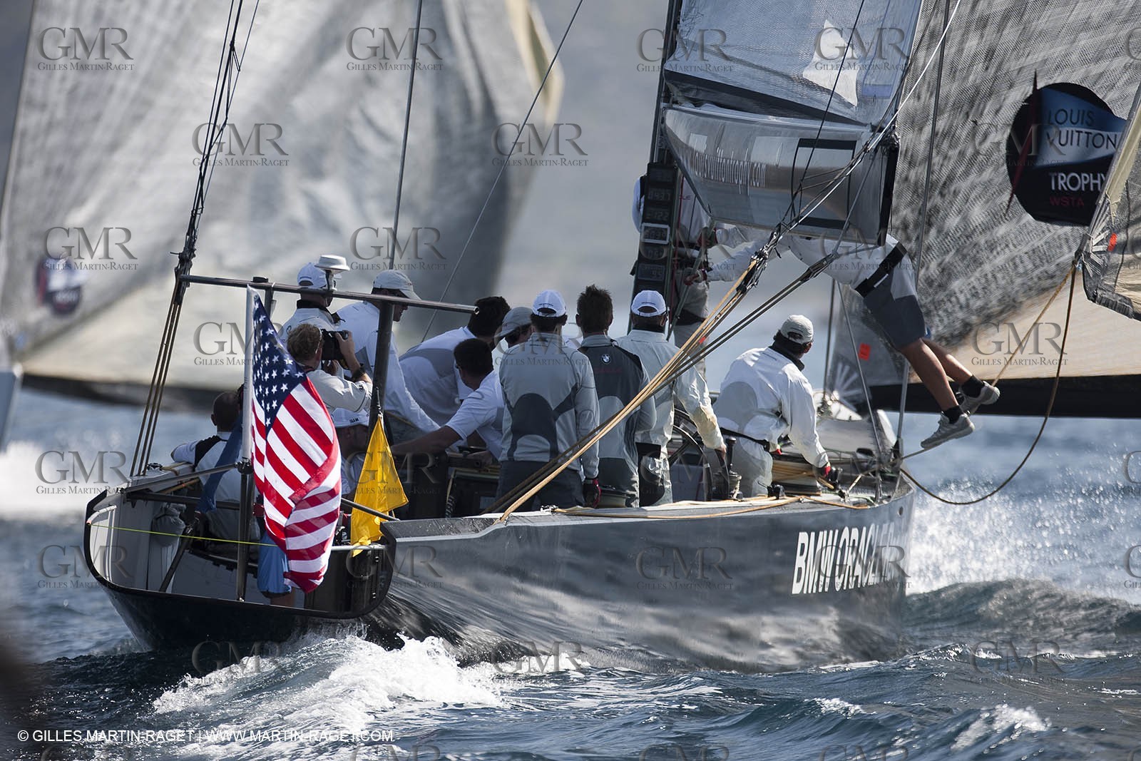 18 05 2010 - La Maddalena (ITA, Sardinia) Louis Vuitton Trophy - BMW ORACLE Racing - Training