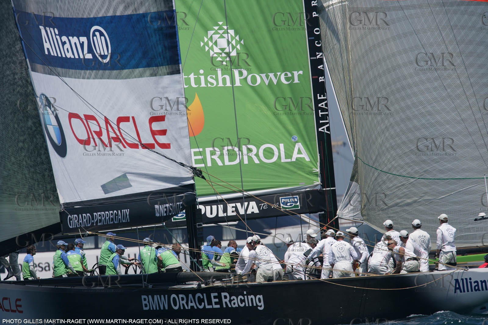 8 05 2007-Valencia (Spain)- 32nd America's Cup - Louis Vuitton Cup - RR2 - Day 10 - BMW ORACLE Racing