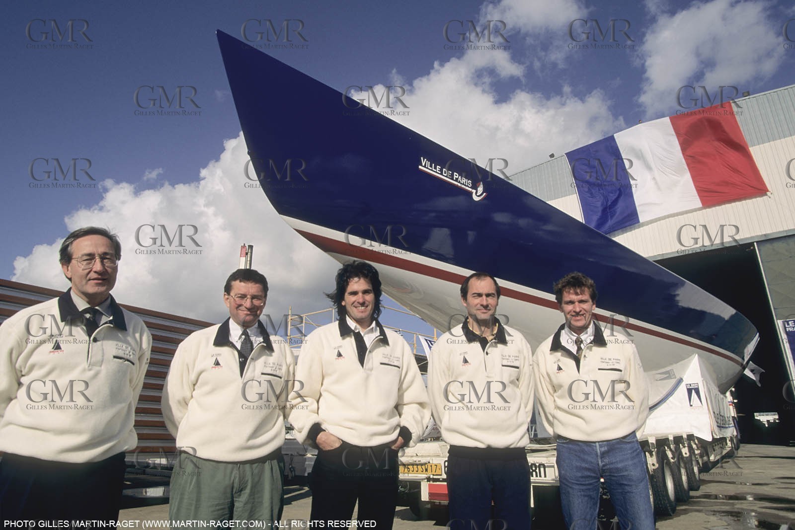 Sailing, Yacht Racing, America's Cup XXVIII, San Diego (USA,CA), 1992, Le Défi Français
