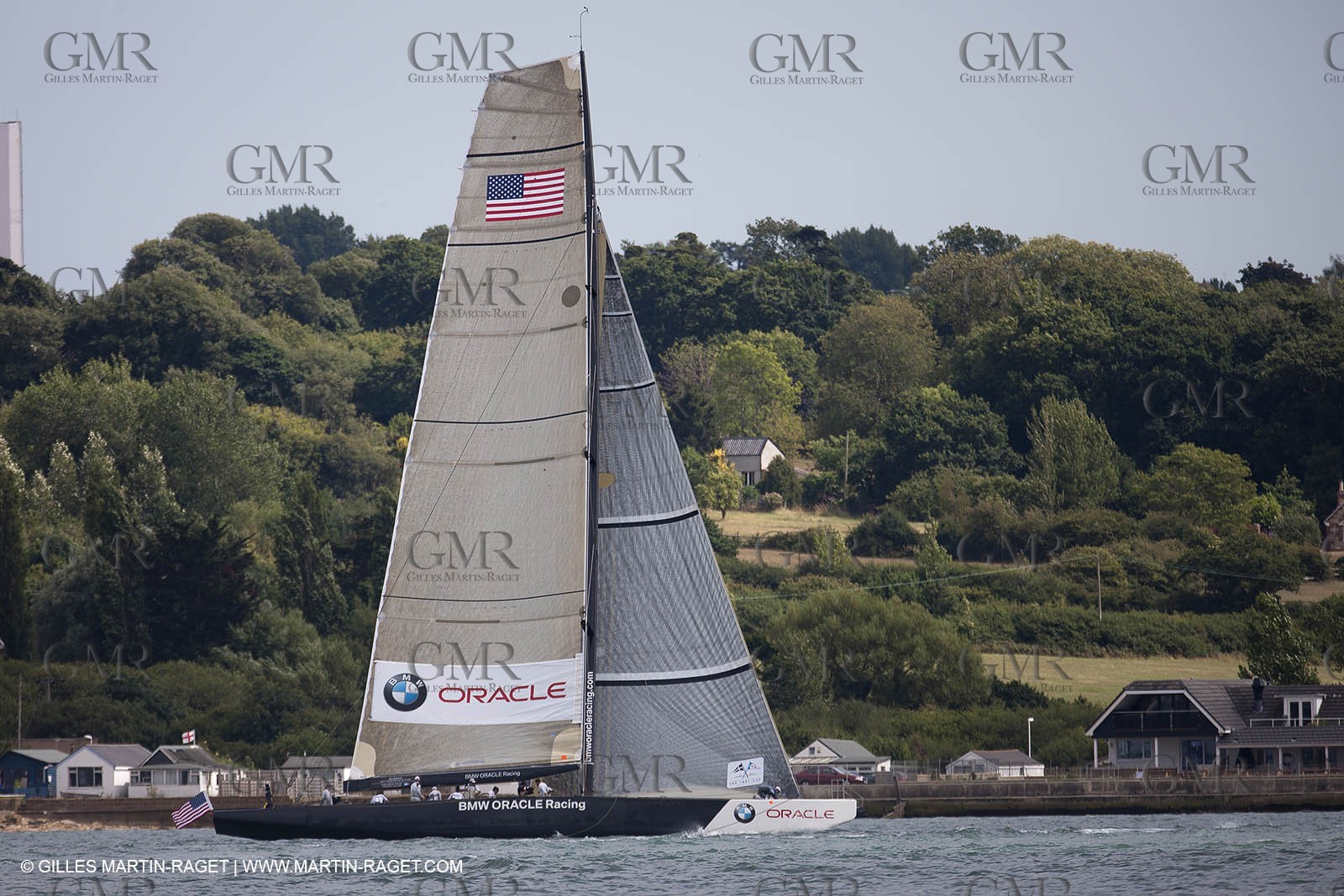 02 08 2010 - Cowes (UK, IOW) - The 1851 Cup -  BMW ORACLE Racing - Training Day.
