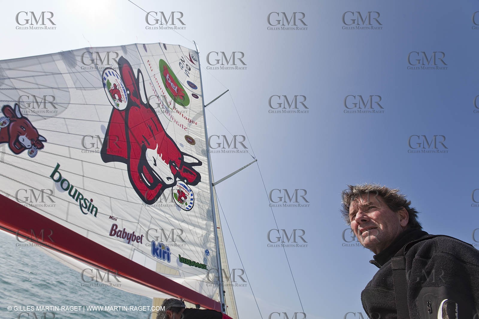 13 03 2010 -  La Grande Motte   Port Camargue (FRA) - Groupe Bel - Kito de Pavant   Sebastien Audigane training for Transat AG2R