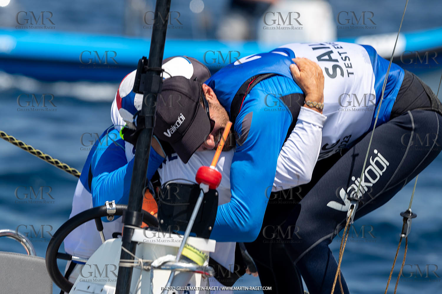 16 07 2023, Marseille, (FRA), Paris 2024 Olympic Games 2024 Sailing Test Event, Day 8, Medal race 49er Men