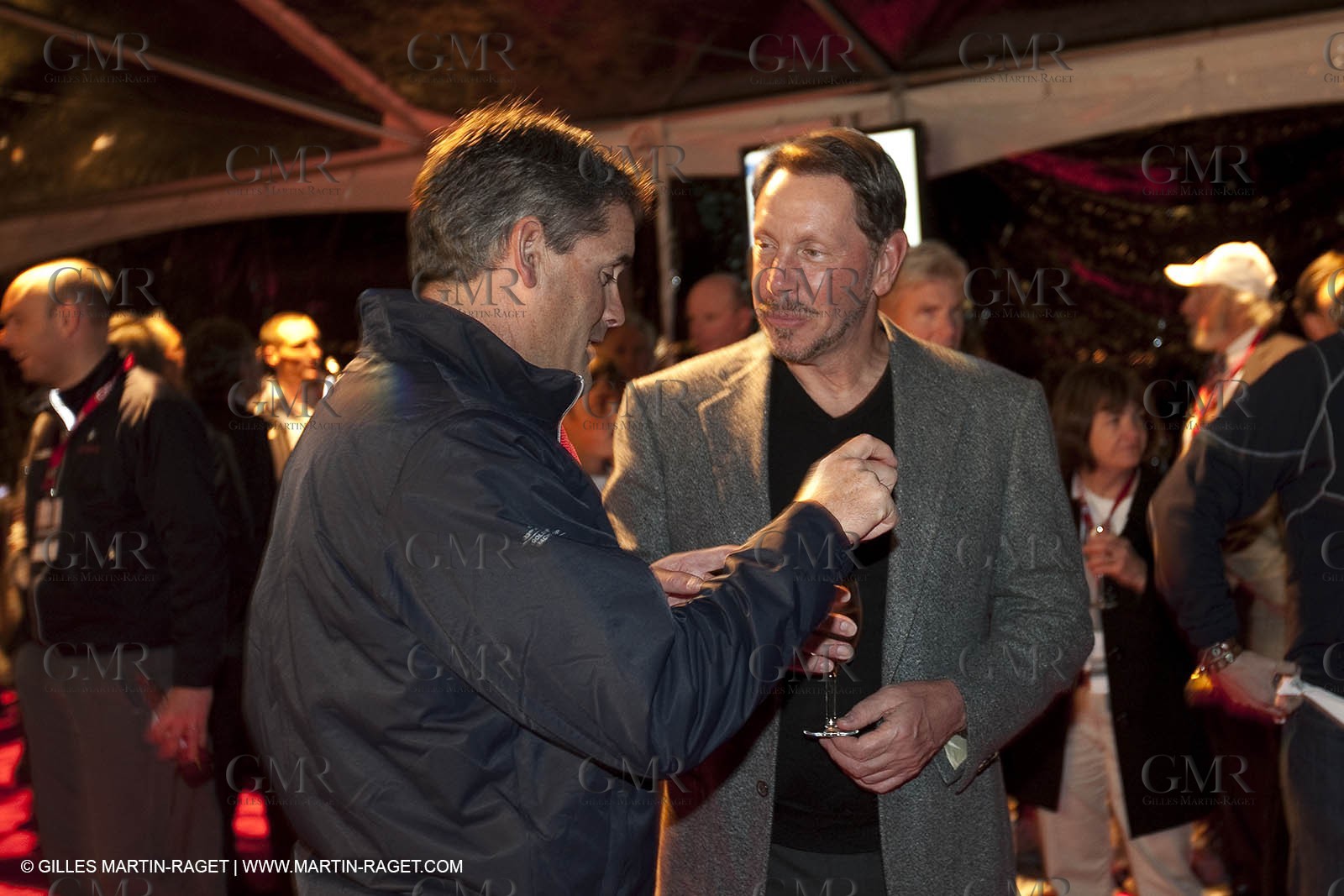 19 02 2010 - Valencia (ESP) - 33rd America's Cup - BMW ORACLE Racing - USA Victory Tour - Day 1 - Leaving Valencia