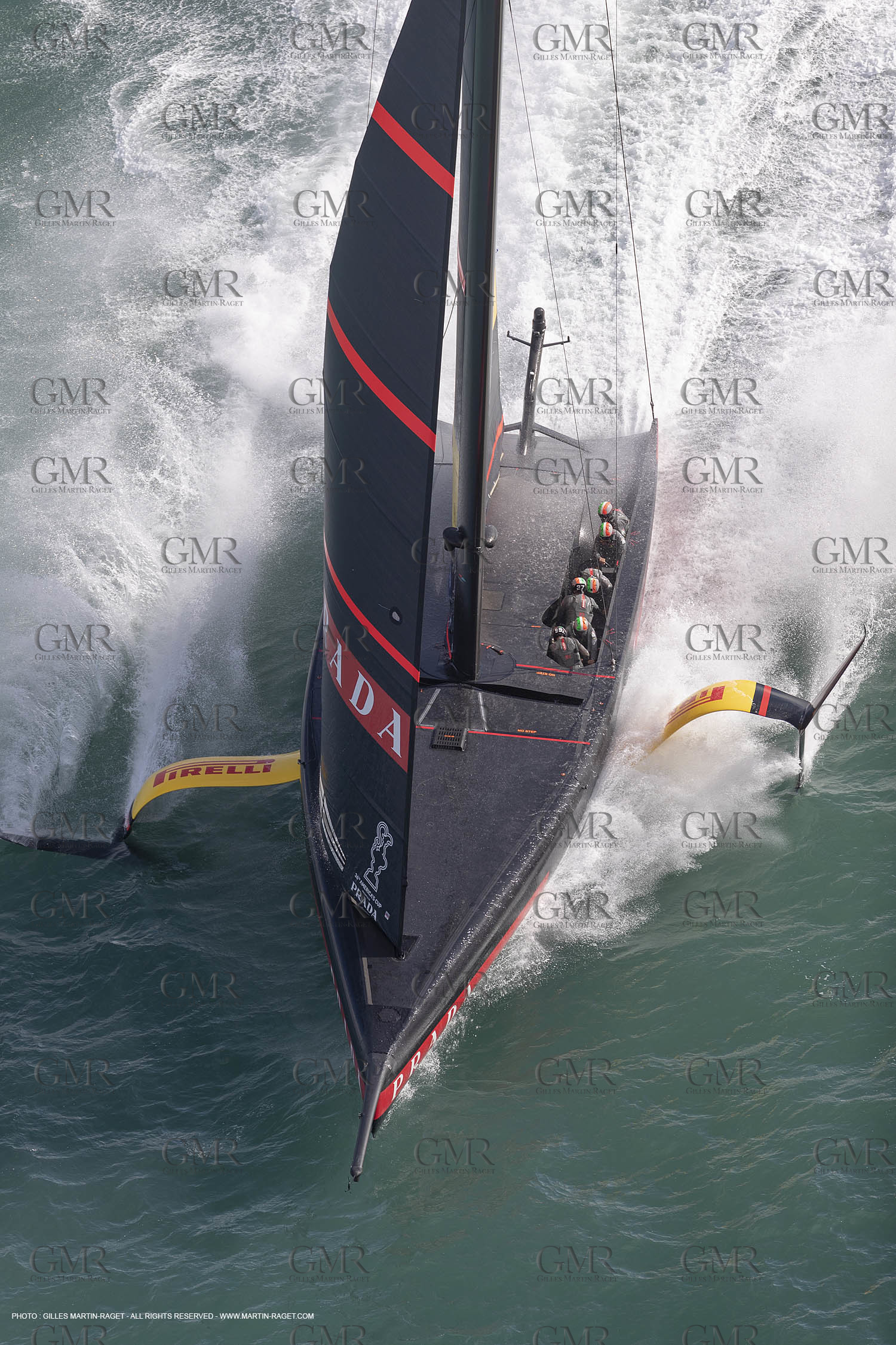 10 12 2020 - Auckland (NZL) - 36th America's Cup - Practice Sessions - Day 2 -Luna Rossa Prada Pirelli Team