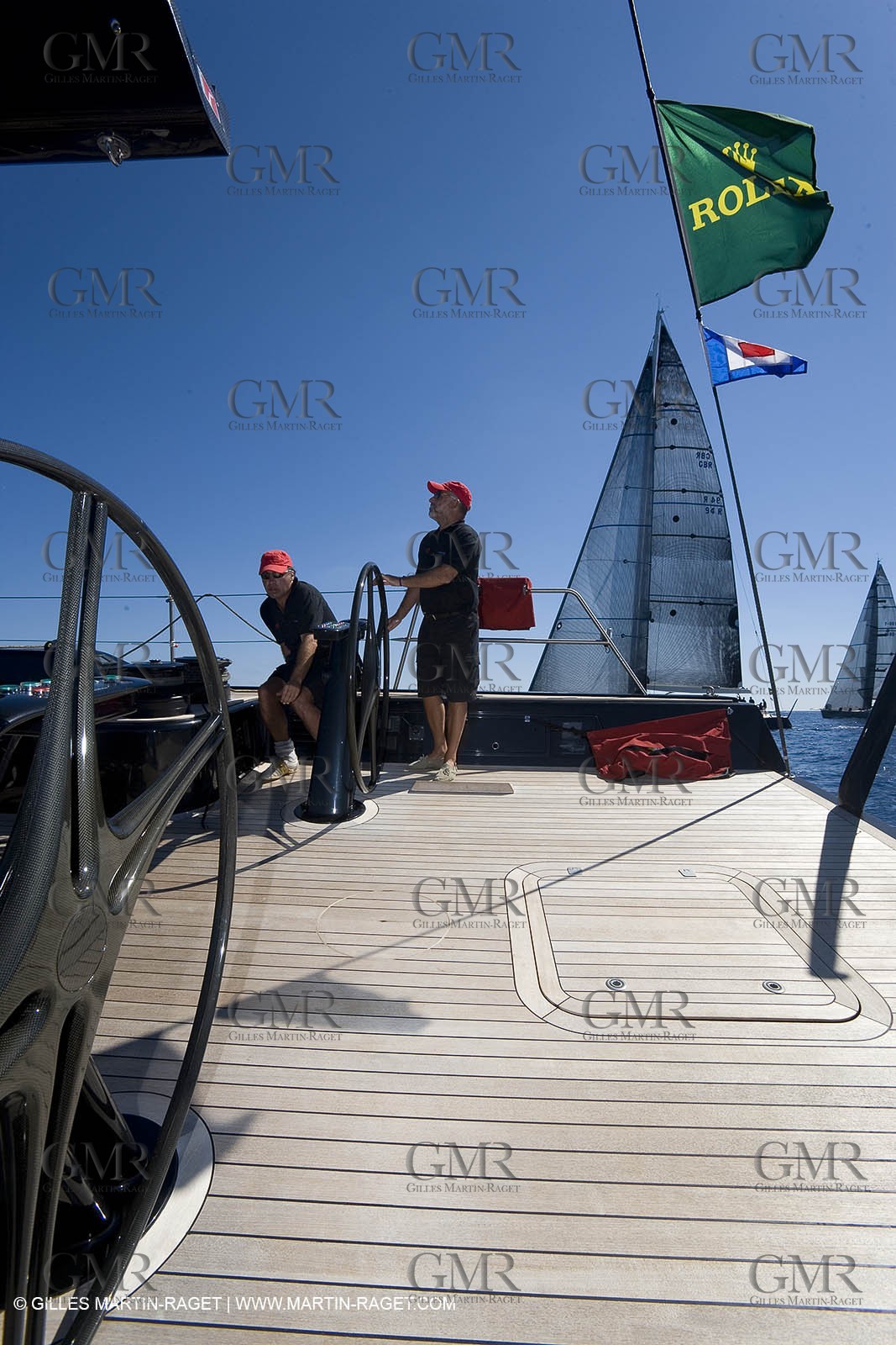 03 09 06 - Porto Cervo (Sardinia) - Maxi World Cup 2006 - Onboard Wally 90 Tango