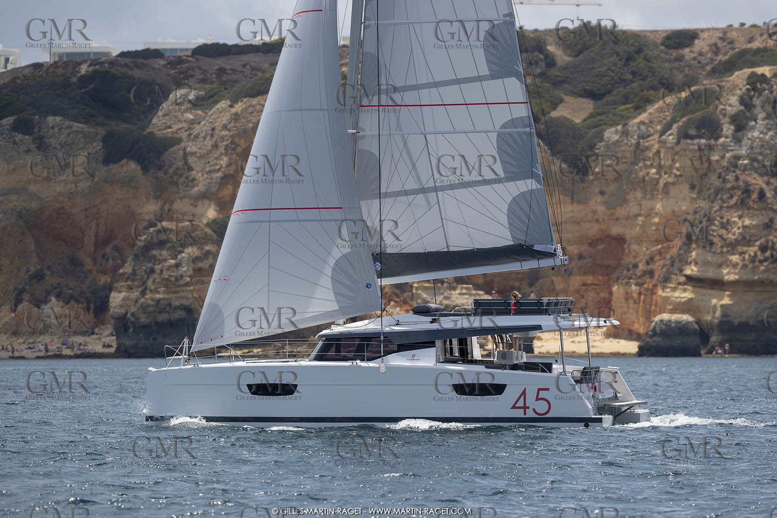 08 07 2019, Lagos (Portugal), Chantier Fountaine-Pajot, Fountaine-Pajot 45