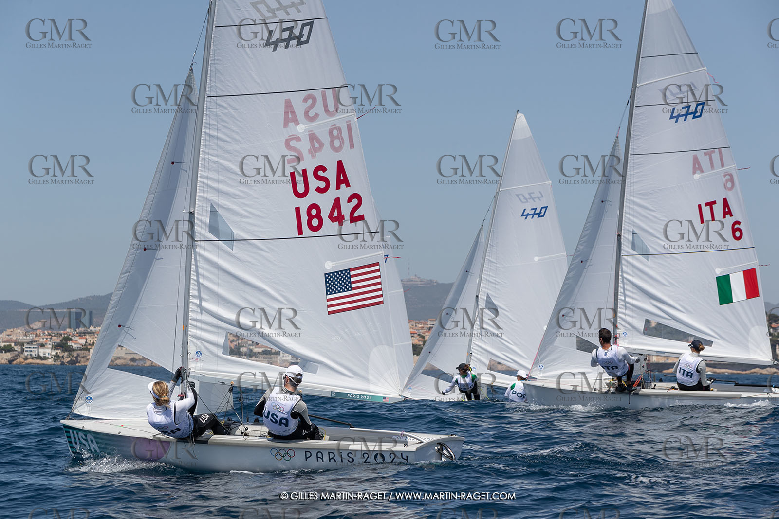 23 07 2024, Marseille (FRA), Paris 2024 Olympic Games, Sailing, Free trainings