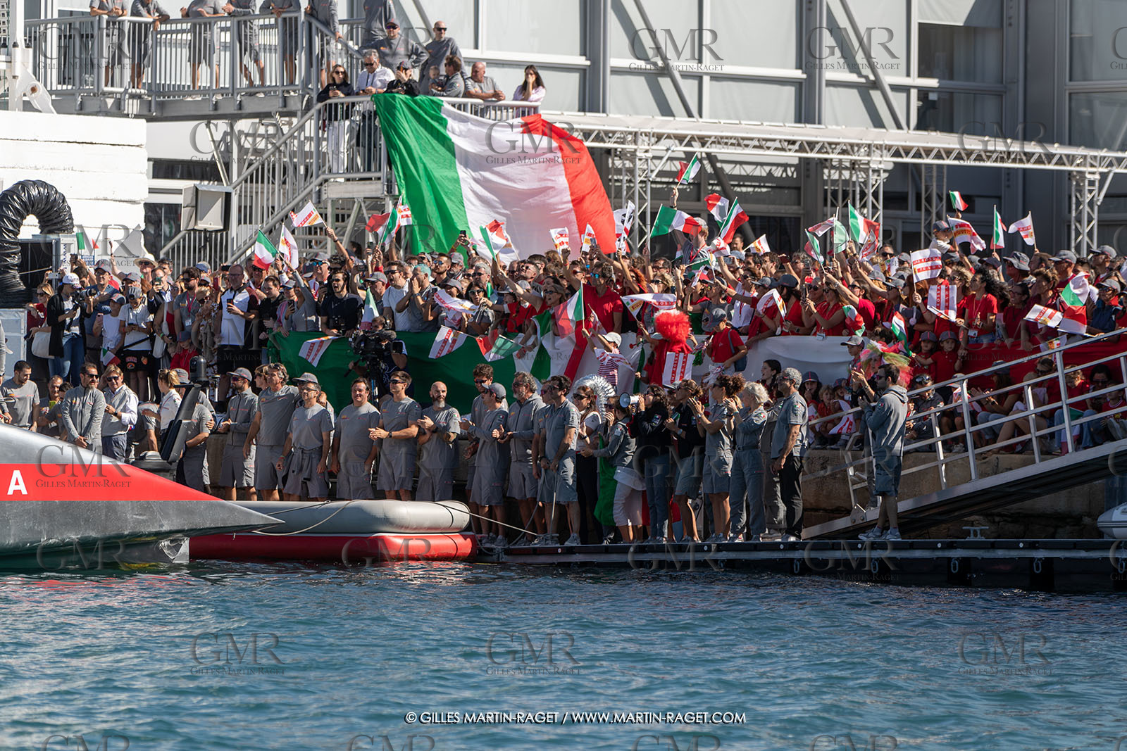 04 10 2024, Barcelona (ESP), 37th America's Cup, Louis Vuitton Cup Final, Race Day 7