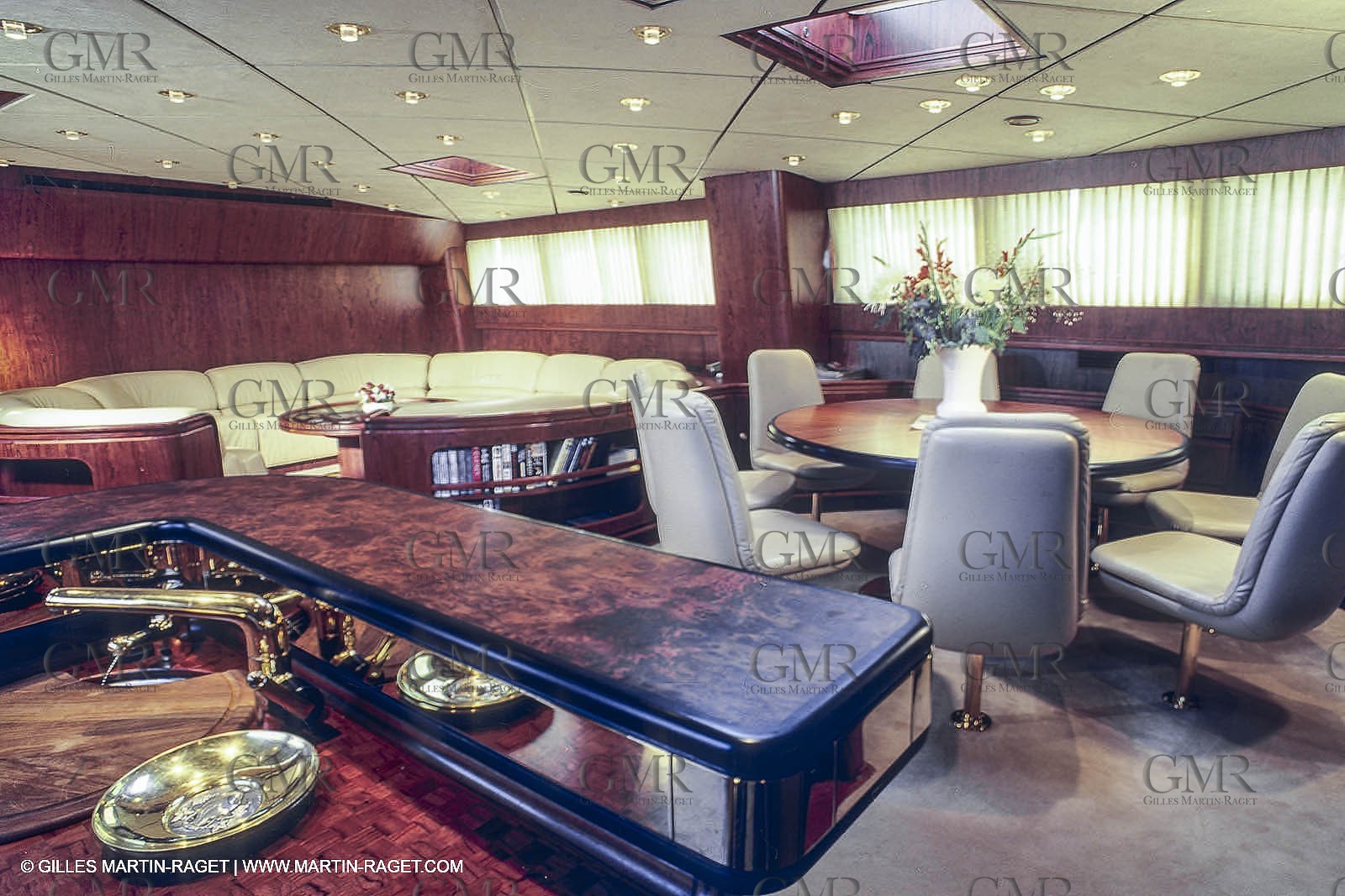 Inside Super Motor Yacht