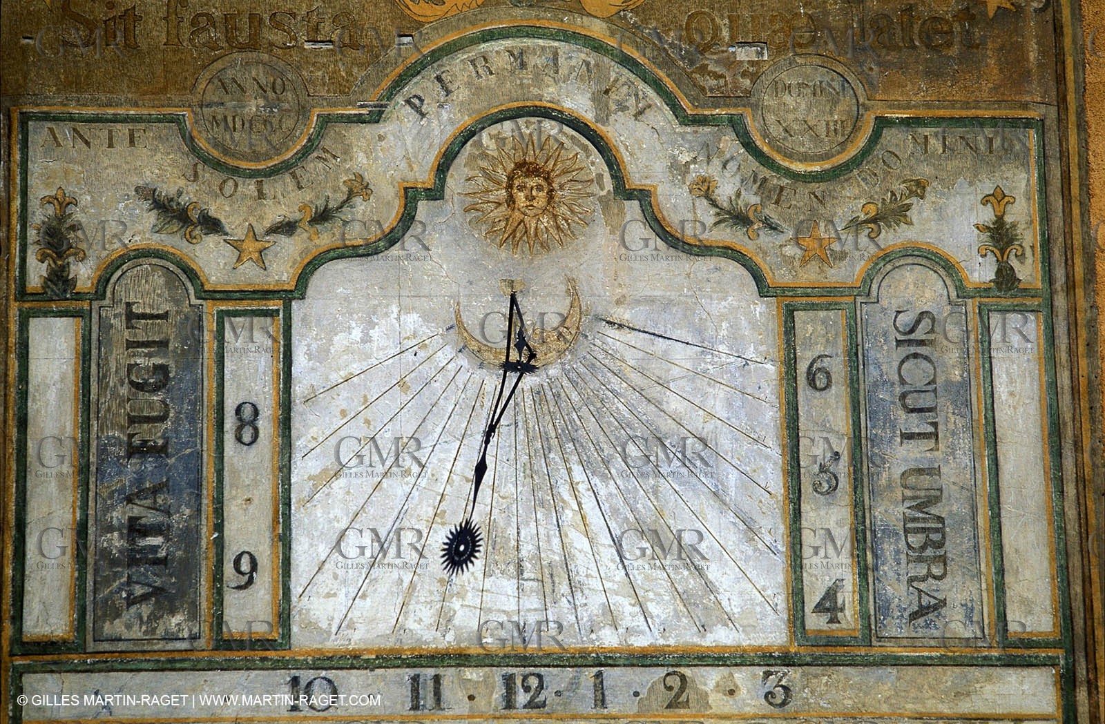 Solar clock from Hautes Alpes