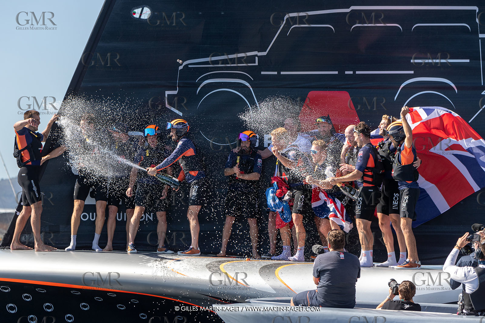 04 10 2024, Barcelona (ESP), 37th America's Cup, Louis Vuitton Cup Final, Race Day 7