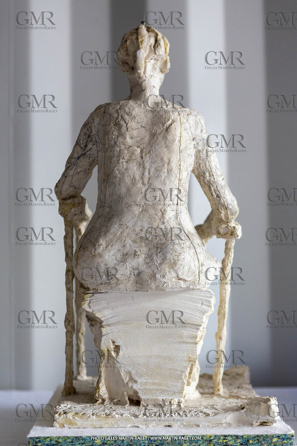 06 01 2020, Arles, (FRA), oeuvre de Germaine Richier, Cornelia I 1944,, Plâtre original avec triangulation, 46 x 26 x 34 cm, Collection famille Germaine Richier