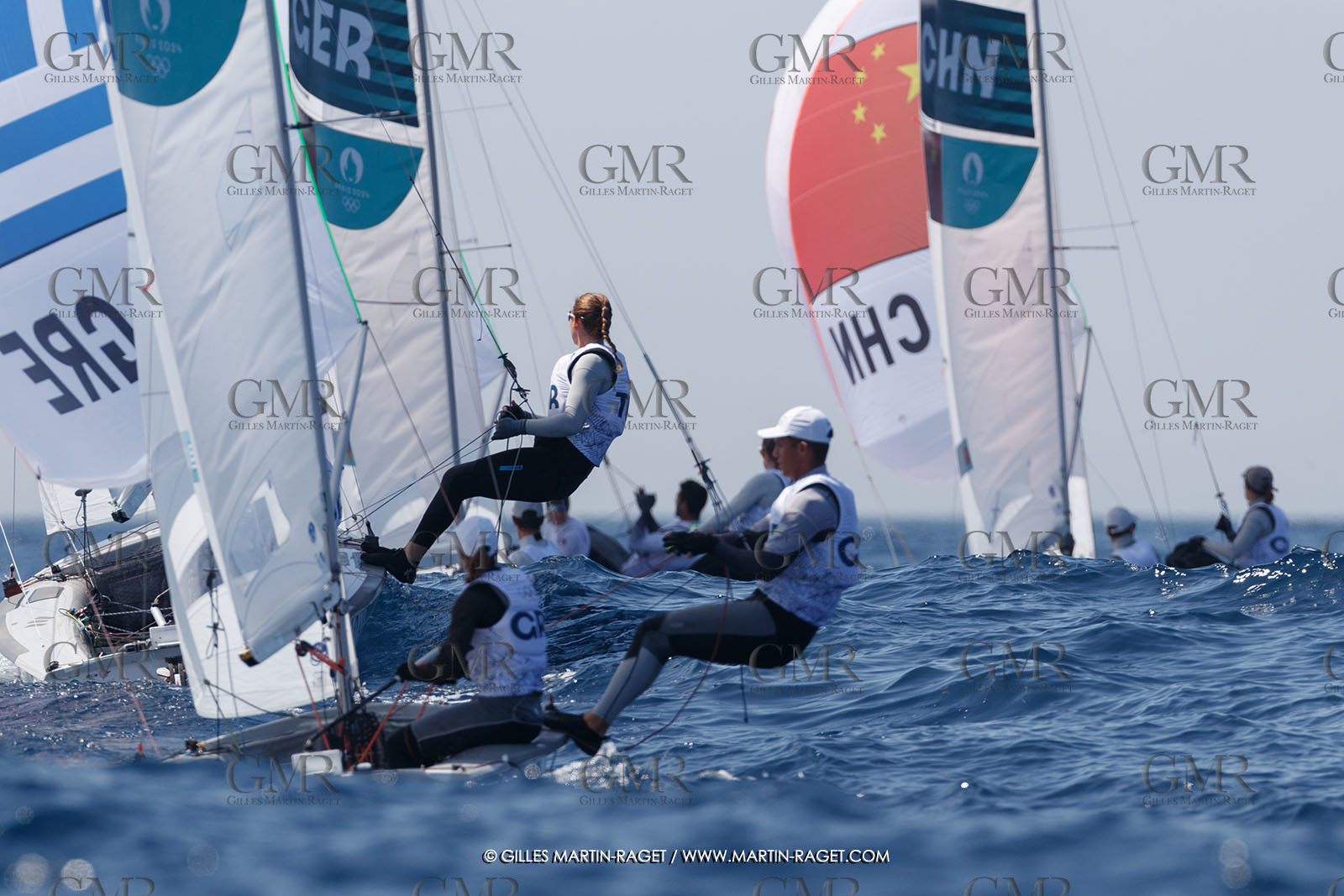 03 08 2024, Marseille (FRA), Paris 2024 Olympic Games, Sailing, Race Day 7