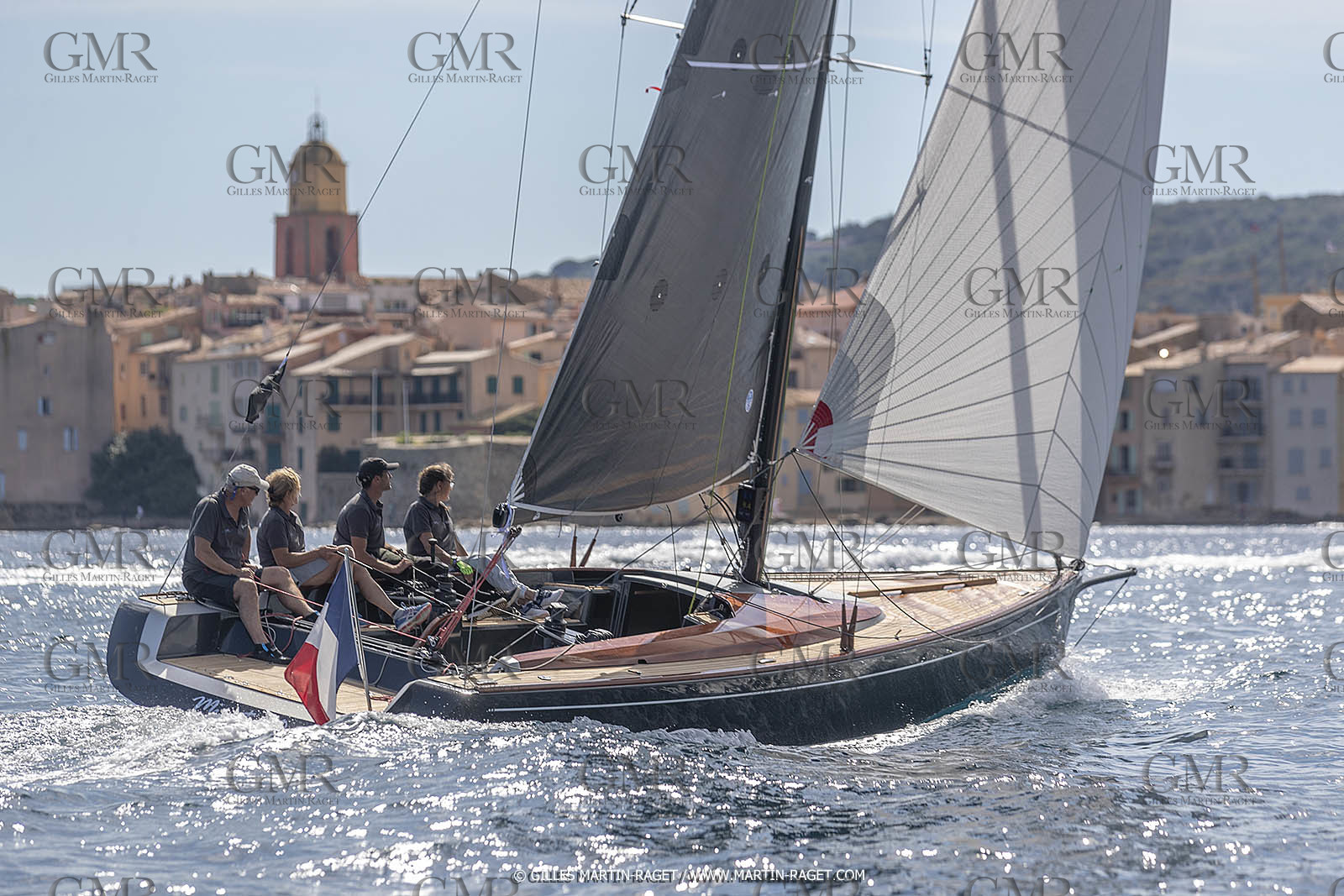25 09 2022, Saint-Tropez (FRA, 83), Les Voiles de Saint-Tropez 2022, Arrivée des bateaux et de la Coupe d'Automne du Yacht Club de France