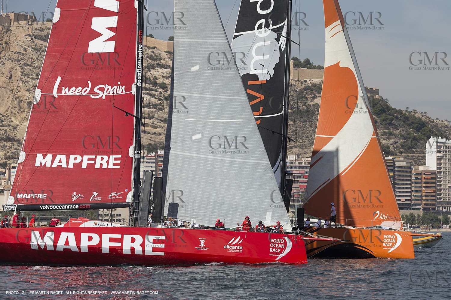10 10 2014, Alicante (ESP), Volvo Ocean Race 2014-15, Team Alvimedica, Pro-Am race