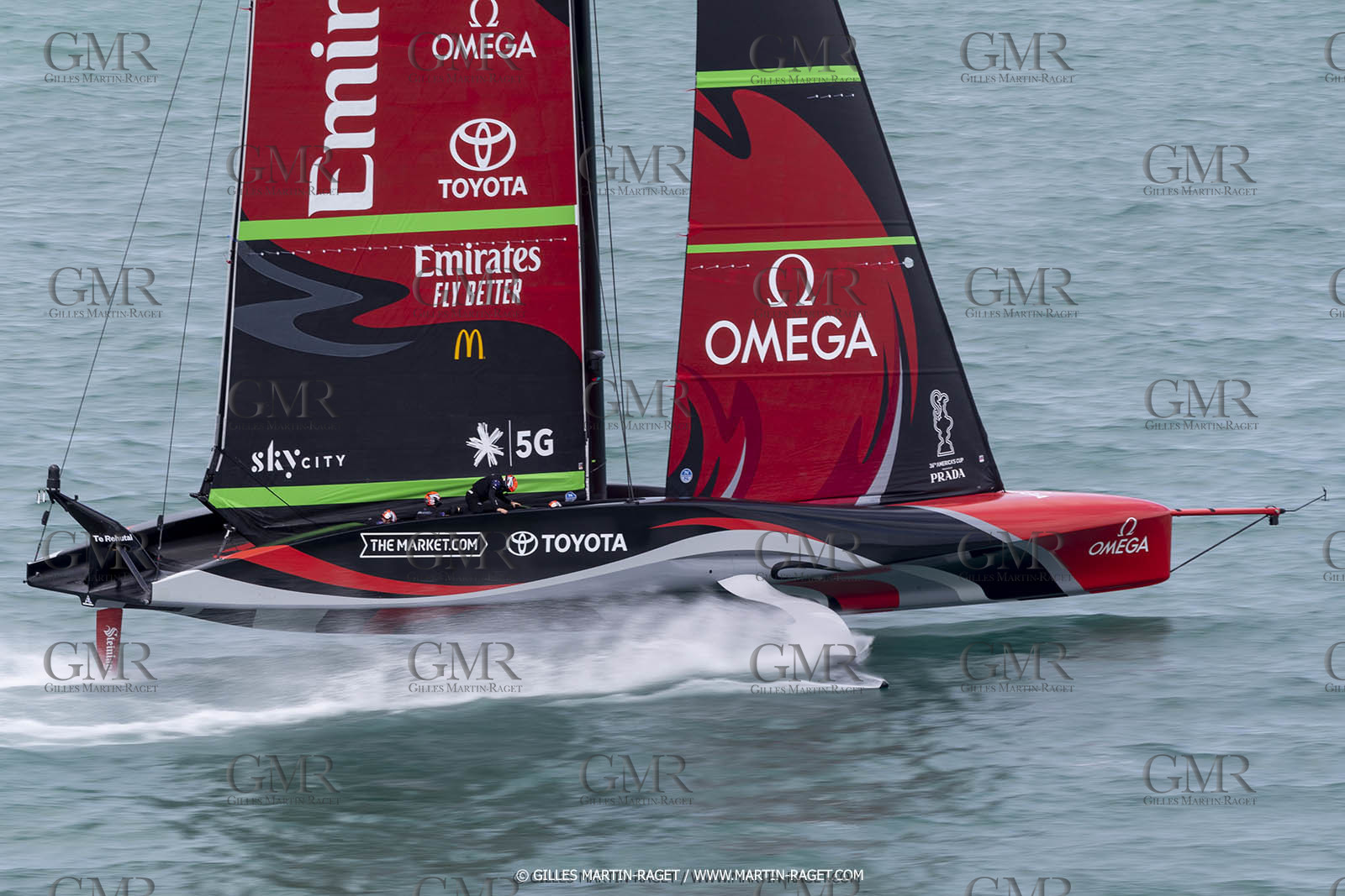 11 12 2020 - Auckland (NZL) - 36th America's Cup - Practice Sessions - Day 3 - Emirates Team New Zealand