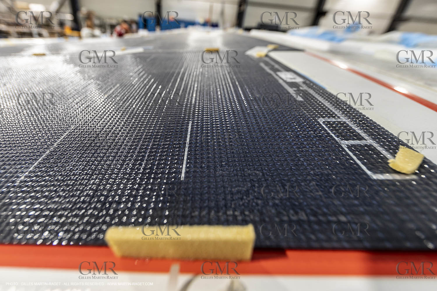 29 10 2018, La Grande Motte (FRA,30), Chantier Gunboat, construction du Gunboat 68, panneau solaire sur rouf